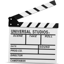White Acrylic Slate ClapperBoard